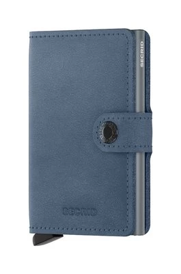 Secrid portfel skórzany kolor niebieski