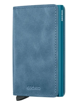Secrid portfel skórzany kolor niebieski SV-Teal