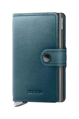 Secrid portfel skórzany kolor zielony MDu-Teal