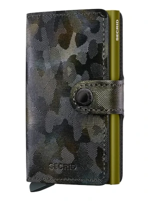 Secrid portfel skórzany kolor zielony MJu-Moss