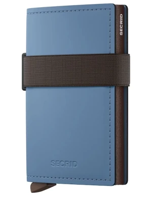Secrid portfel skórzany MATTE kolor niebieski