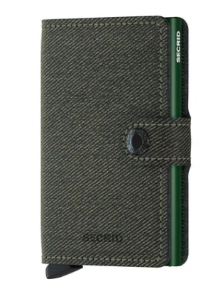 Secrid Portfel skórzany męski kolor zielony MTw.Green-GREEN