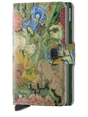 Secrid portfel skórzany Miniwallet Art Almond Blossom kolor multicolor