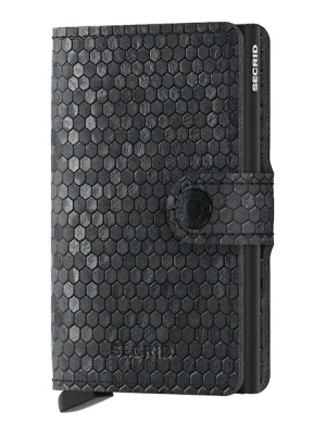 Secrid portfel skórzany Miniwallet Hexagon Black