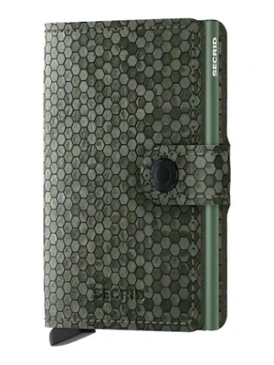 Secrid portfel skórzany Miniwallet Hexagon Green