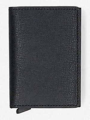 Secrid portfel skórzany Slimwallet Crisple kolor czarny Slimwallet Crisple SC-BLACK SC.BLACK-BLACK