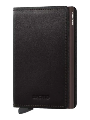 Secrid portfel skórzany Slimwallet Origina kolor czarny SO.BLACK.BROWN