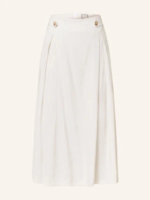 Seductive Spódnica Harvey Z Lnem weiss