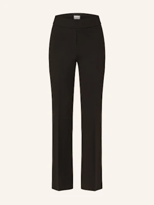 Seductive Spodnie Bootcut Nanou Z Dżerseju schwarz