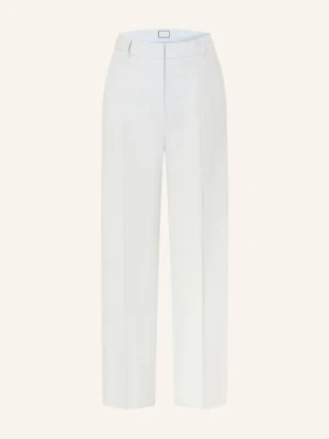 Seductive Spodnie Marlene Domenica Z Lnem blau