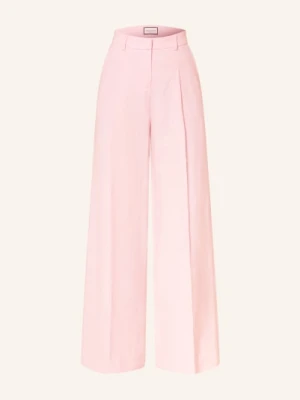 Seductive Spodnie Z Marlinii Chrissy Z Lnu rosa