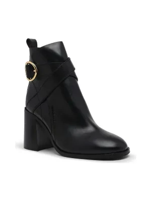 See By Chloé Skórzane botki LYNA