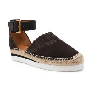 See By Chloé Skórzane espadryle