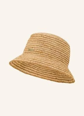 Seeberger Kapelusz Słomkowy beige