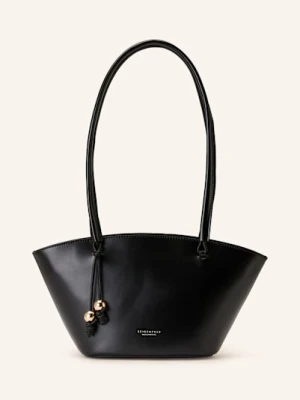 Seidenfelt Torba Na Ramię Arvaja Tulip Medium schwarz