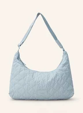 Seidenfelt Torebka Hobo blau