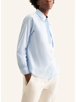 Seidensticker Bluzka w kolorze błękitno-białym rozmiar: 36