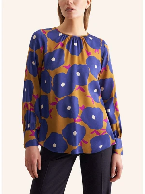 Seidensticker Bluzka w kolorze niebiesko-żółtym rozmiar: 38