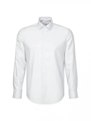 Seidensticker Koszula 01.642610 Biały Slim Fit