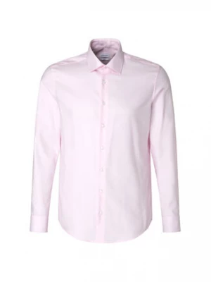 Seidensticker Koszula 01.653690 Różowy Slim Fit
