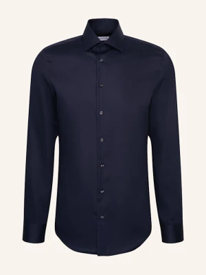 Seidensticker Koszula Biznesowa O Kroju Slim Fit blau GRANATOWY