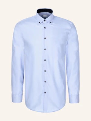 Seidensticker Koszula Biznesowa O Kroju Slim Fit blau NIEBIESKI