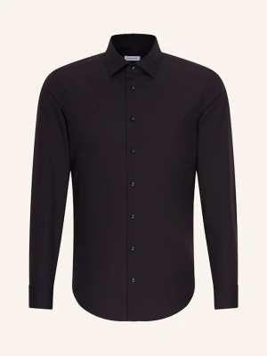 Seidensticker Koszula Biznesowa O Kroju Slim Fit schwarz CZARNY