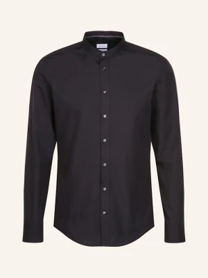 Seidensticker Koszula Biznesowa O Kroju Slim Fit schwarz CZARNY
