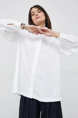 Seidensticker koszula damska kolor biały regular z kołnierzykiem klasycznym 60.133441