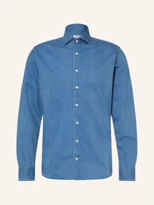 Seidensticker Koszula Dżinsowa O Kroju Extra Slim Fit blau NIEBIESKI