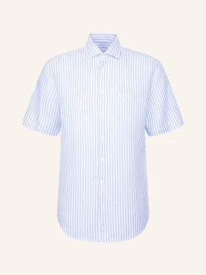Seidensticker Koszula Lniana O Kroju Regular Fit blau NIEBIESKI