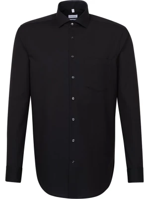 Seidensticker Koszula - Regular fit - w kolorze czarnym rozmiar: 39