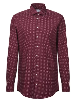Seidensticker Koszula - Shaped fit - w kolorze bordowym rozmiar: 41