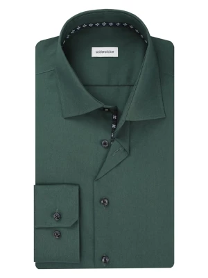 Seidensticker Koszula - Shaped fit - w kolorze ciemnozielonym rozmiar: 45