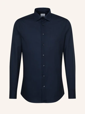 Seidensticker Koszula Slim Fit blau GRANATOWY