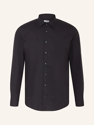Seidensticker Koszula Slim Fit schwarz