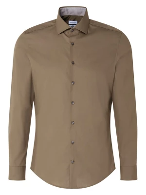 Seidensticker Koszula - Slim fit - w kolorze ciemnozielonym rozmiar: 41