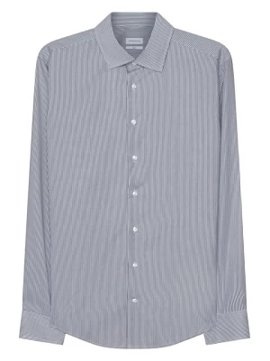 Seidensticker Koszula - Slim fit - w kolorze granatowo-białym rozmiar: 37