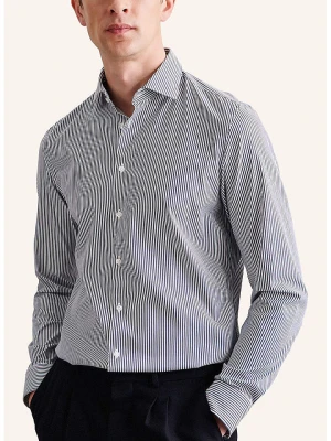 Seidensticker Koszula - Slim fit - w kolorze granatowo-białym rozmiar: 39