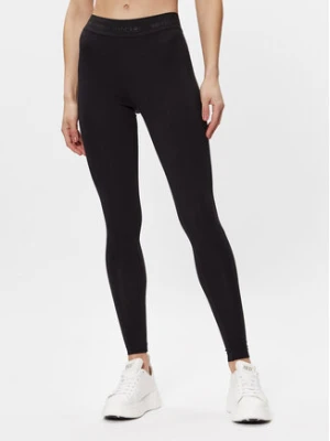 Seidensticker Legginsy Classic Jersey Leggings Czarny Active Fit