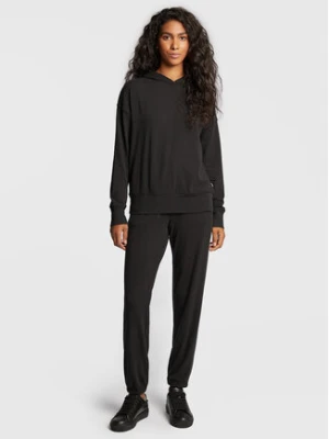 Seidensticker Piżama 12.500024 Czarny Regular Fit