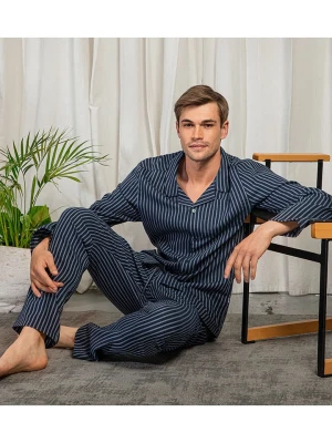 Seidensticker Piżama w kolorze granatowym rozmiar: 50