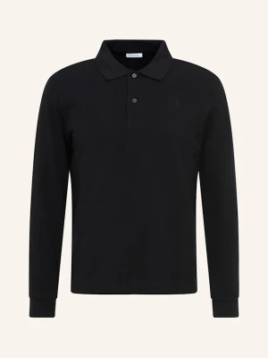 Seidensticker Polo, Koszulka Polo O Kroju Slim Fit schwarz CZARNY