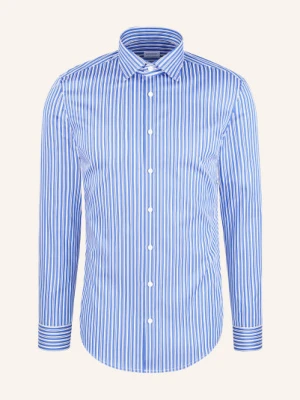 Seidensticker Satynowa Koszula Slim Fit blau