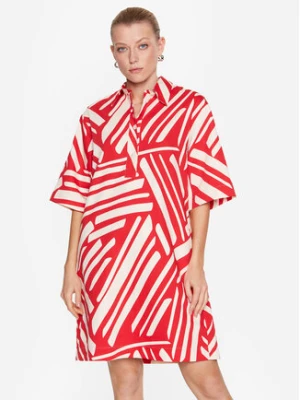 Seidensticker Sukienka codzienna 60.135012 Czerwony Regular Fit