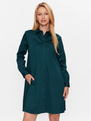 Seidensticker Sukienka koszulowa 60.130701 Zielony Regular Fit