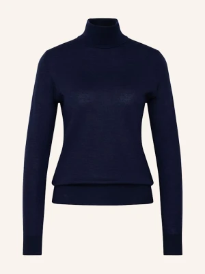 Seidensticker Sweter blau GRANATOWY