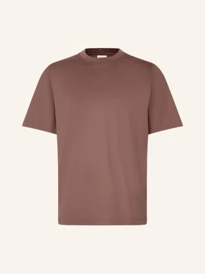 Seidensticker T-Shirt O Kroju Regular Fit braun BRĄZOWY
