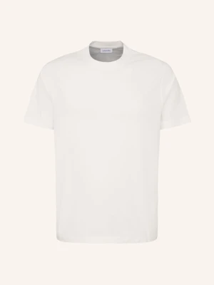 Seidensticker T-Shirt O Kroju Regular Fit weiss BIAŁY