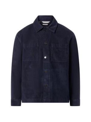 Selected Bluza męska - SLHRegtate Mężczyźni Regular Fit Bawełna niebieski jednolity,